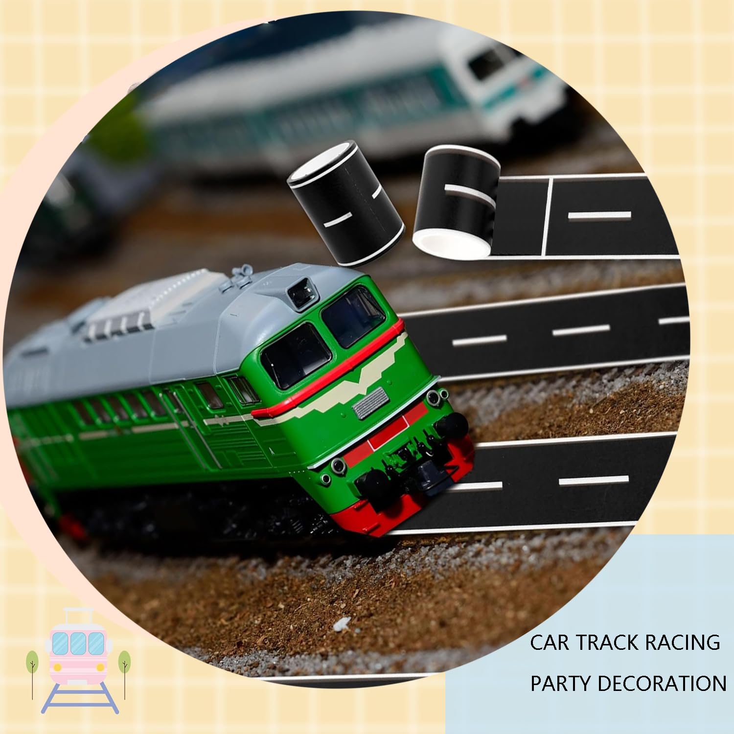 HMPBEFU compact roll is easy to carry for trips and parties.