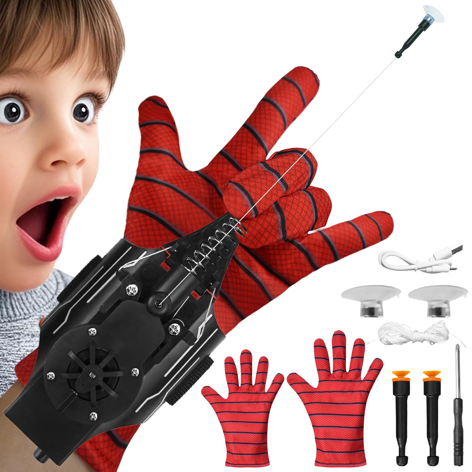 HNCSFW Spider Silk Launcher top view, sleek black styling for everyday use