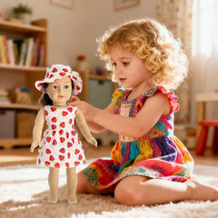 HOAKWA doll headbands add color and secure fit during play.