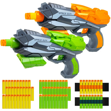 Hoavetoyz 2-pack blaster guns for dynamic backyard battles.