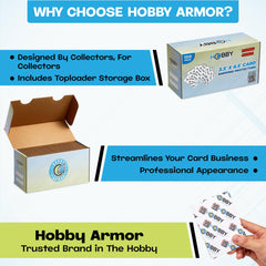 Hobby Armor vibrant print adds a professional unboxing feel for cards