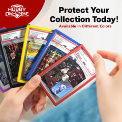 Hobby Defense PSA Slab Bumper packaging-in-view illustrates clear, ready-to-use protection.