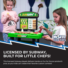 HobbyTron Subway Menu Board for authentic pretend orders and storytelling.
