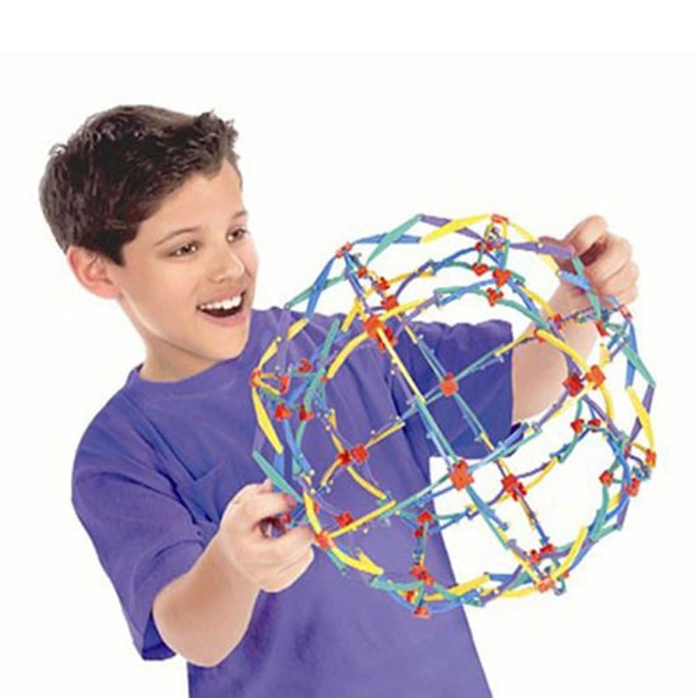 Hoberman Expanding Mini Sphere tricks pamphlet hints play.