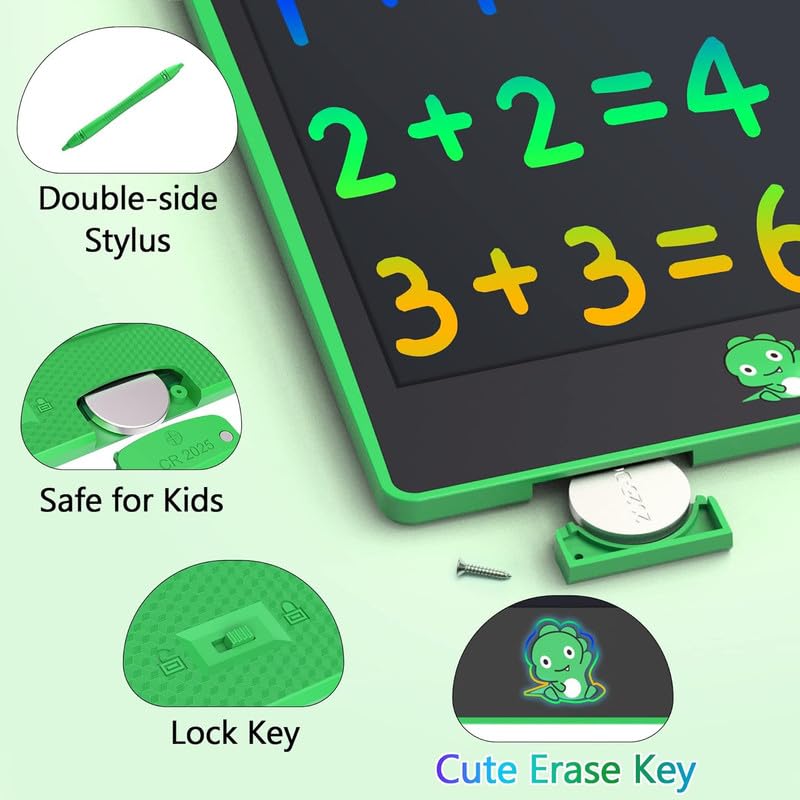 Hockvill erasure button clears the screen for quick redos.