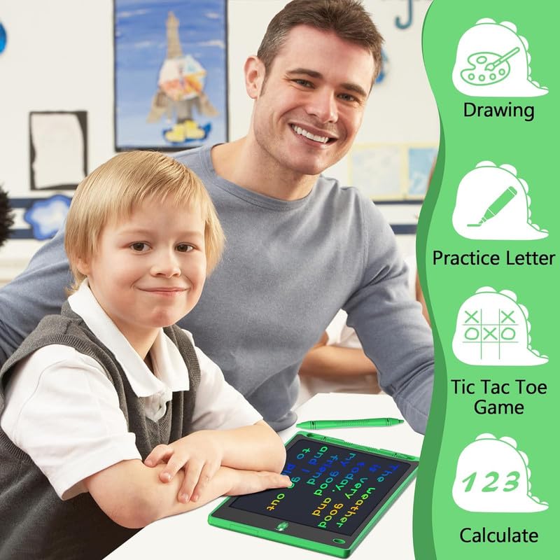 Hockvill kids doodle board with stylus for creative writing and drawing.