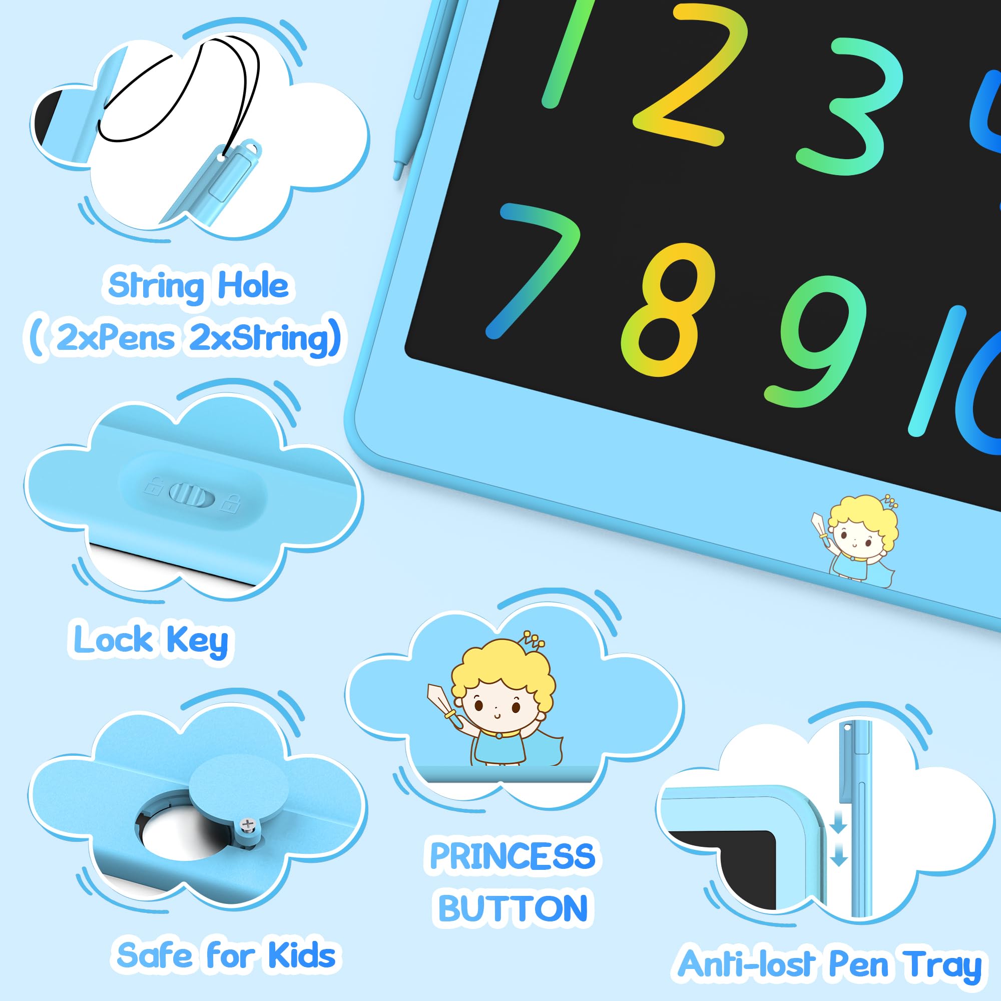 Hockvill one-click clear screen for quick reset during playtime.