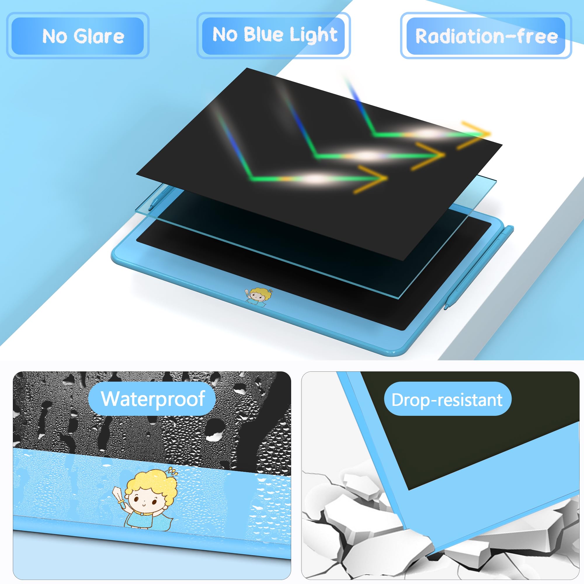 Hockvill travel-friendly doodle board is perfect for cars and planes.