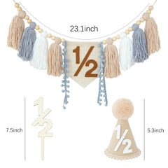 HODIHIWI baby boy party decor creates timeless keepsakes