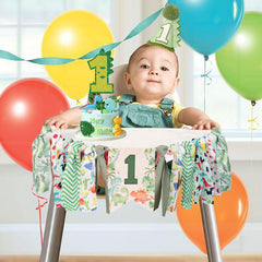 HODIHIWI dinosaur theme party decor creates memorable birthday ambiance