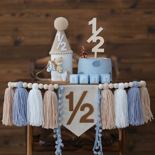 HODIHIWI half-year khaki cone hat enhances adorable baby photos