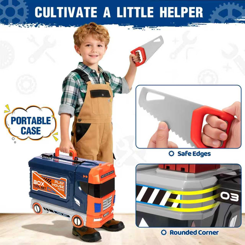 Hodurgyi toy toolkit with 65 pieces encourages creativity and coordination