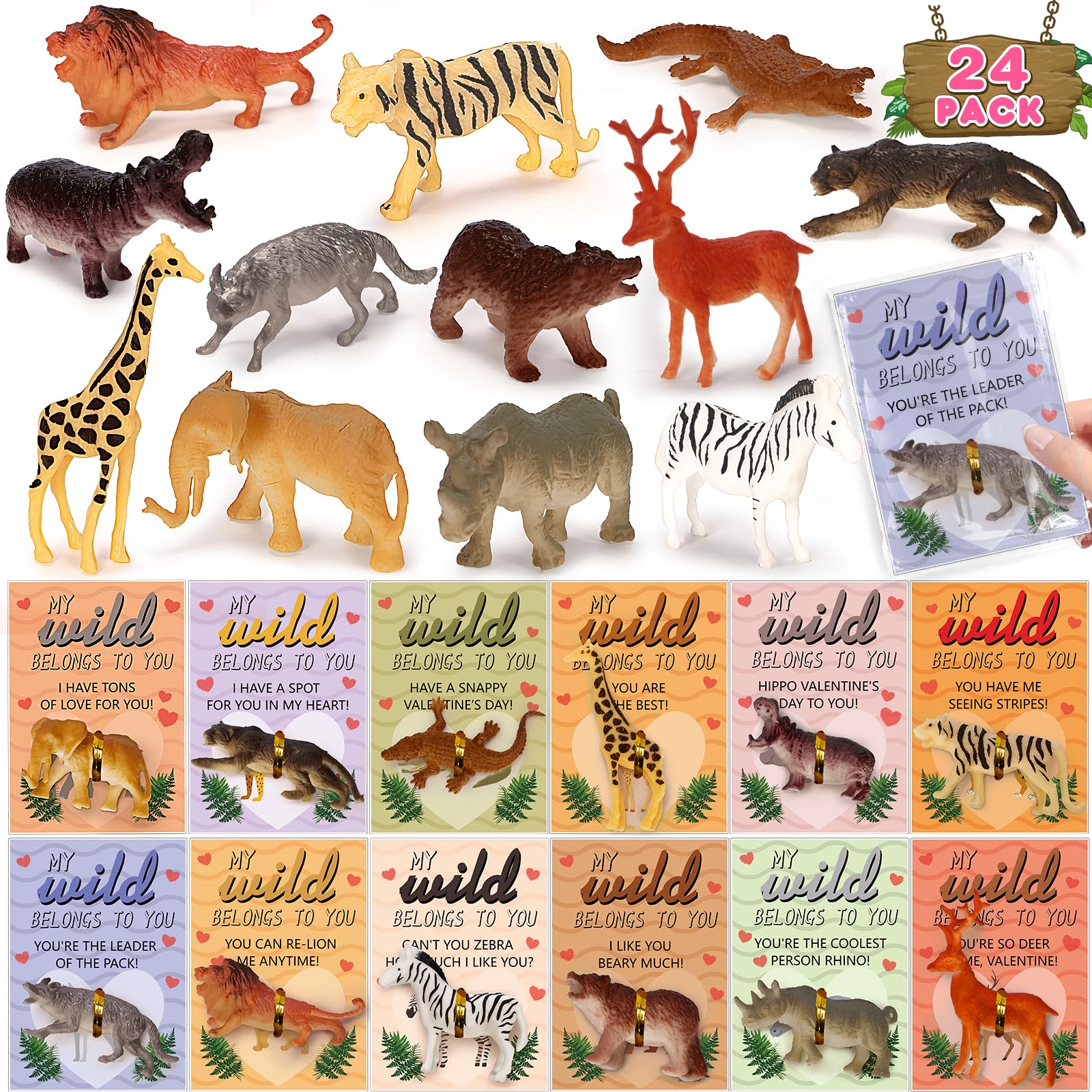Hodurgyi lions, tigers, zebras featured in valentines package