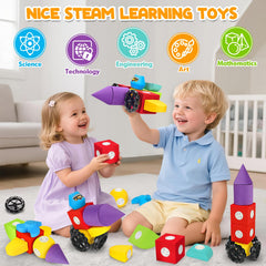 Hodurgyi foam blocks in assembly play illustrate hands-on learning through design.