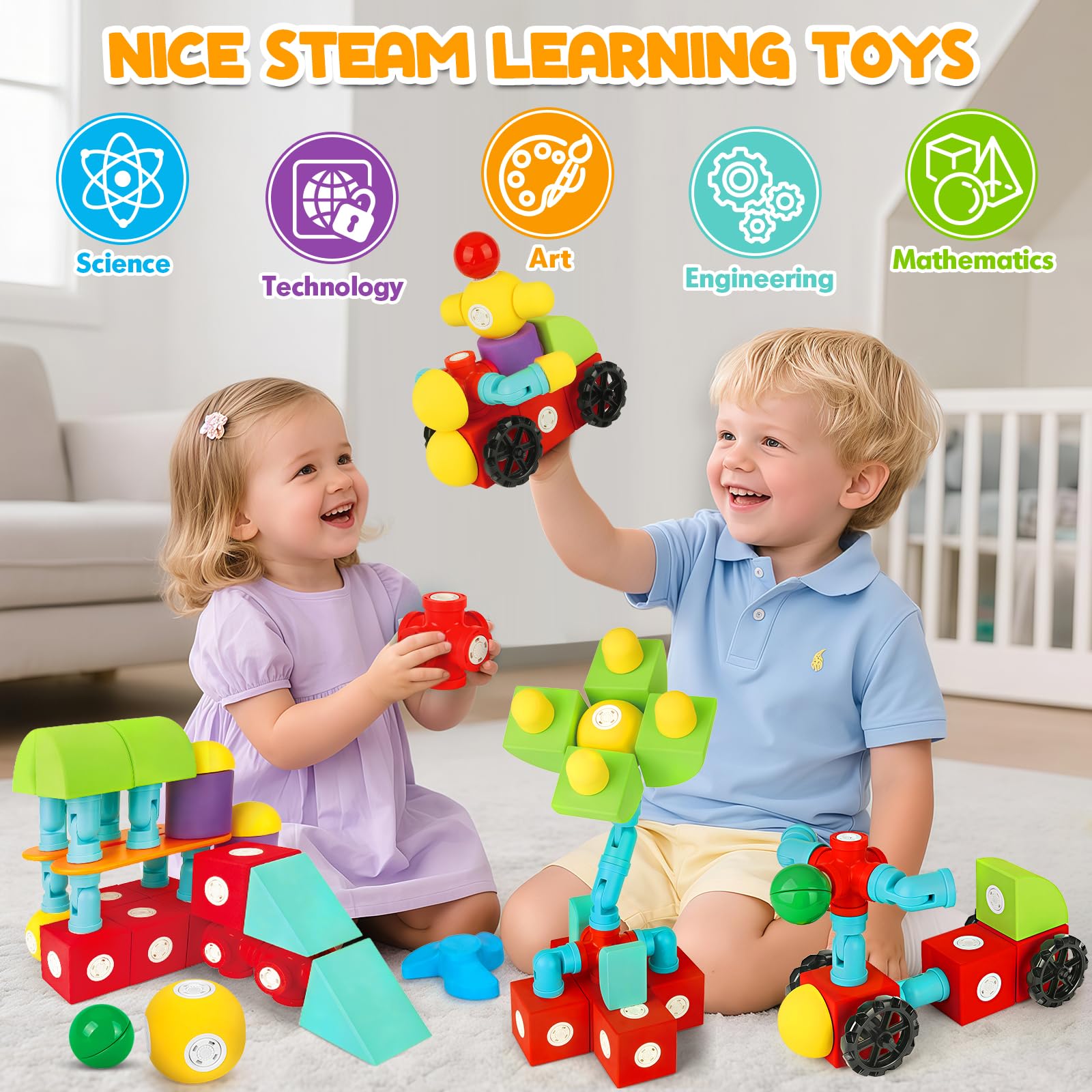 Hodurgyi foam blocks for toddlers building colorful structures and fine motor skills