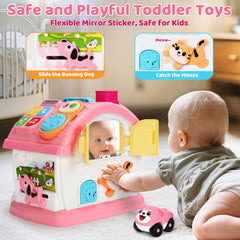 Hodurgyi animal pop-ups engage visual and tactile exploration.