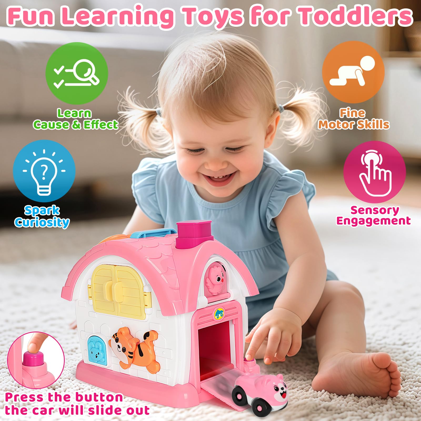 Hodurgyi house toy piano keys invite musical play and sound exploration.