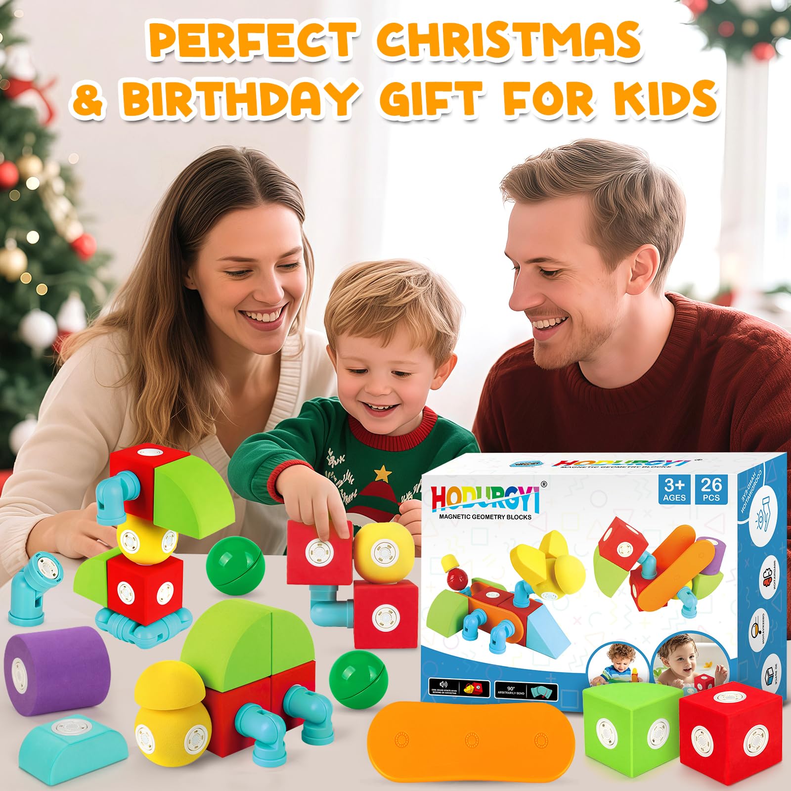 Hodurgyi safe, rounded edges support confident, quiet play.