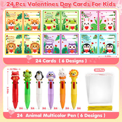 Hodurgyi valentines cards with six designs and punchlines for easy sharing