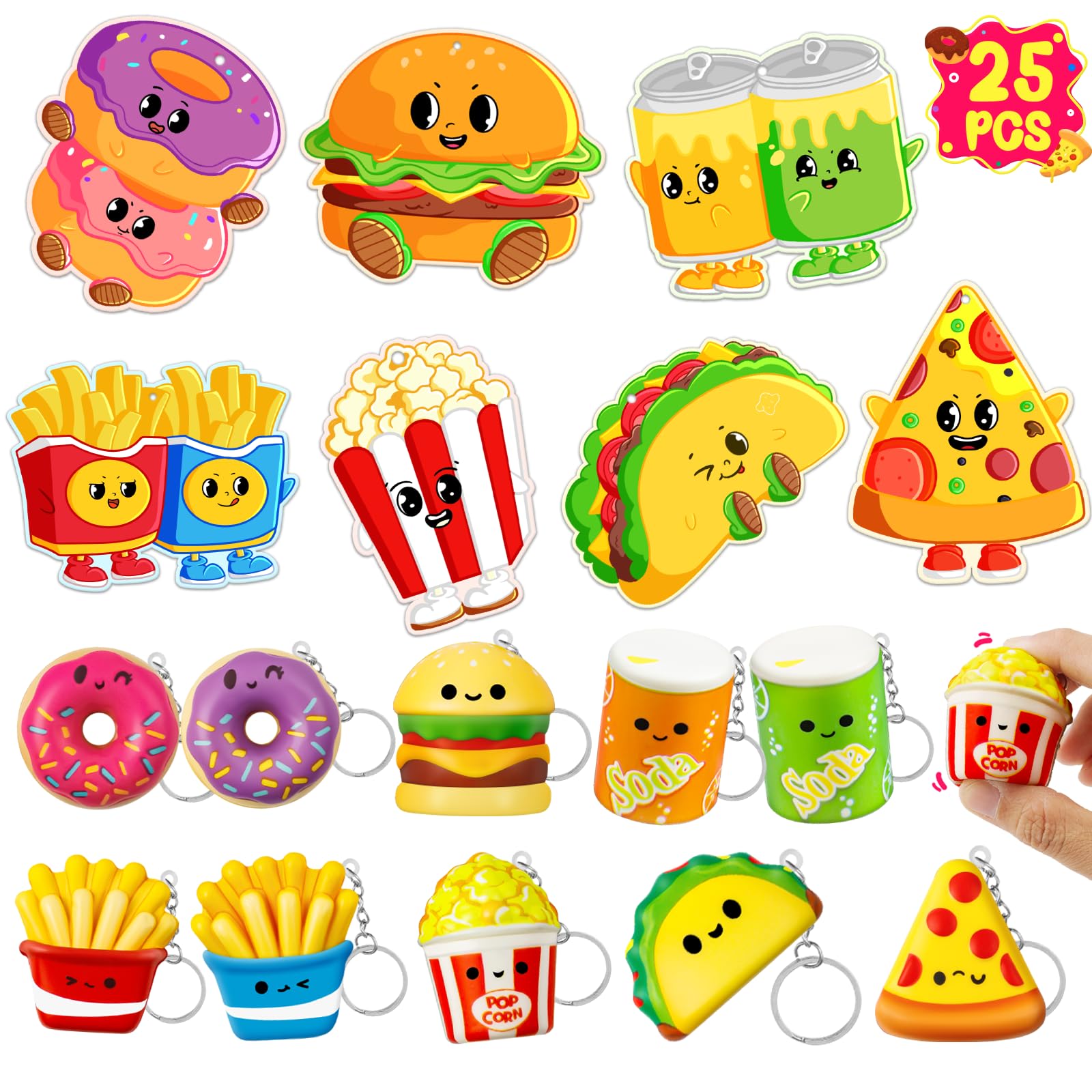 Hodurgyi valentines kids keychains bulk pack for classroom gifts and favors