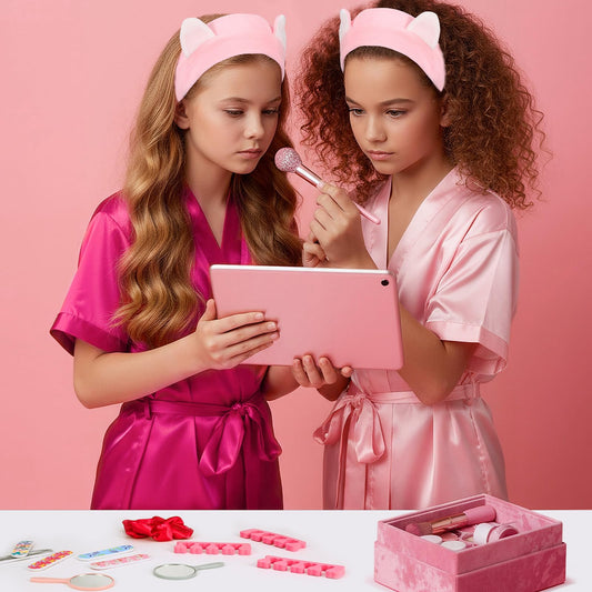 Hoemwarm satin robes for kids – cozy party wear for girls