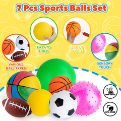 HOESDA bouncy ball 6inch promotes active play and easy grip for toddlers