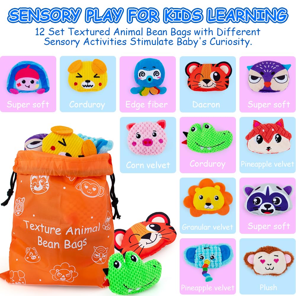 HOESDA Sensory Bean Bag textures collection invites touch and sensory processing during learning