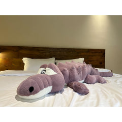 Hofun4U alligator plush 46-inch bedroom decor, soft and comforting.