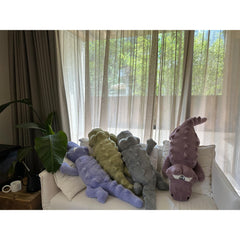 Hofun4U alligator plush 46-inch durable PP cotton filling for lasting hugs.