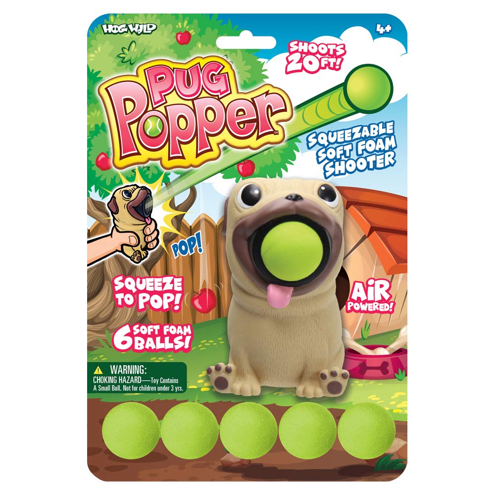 Hog Wild Pug Ball Popper stocking stuffer for kids
