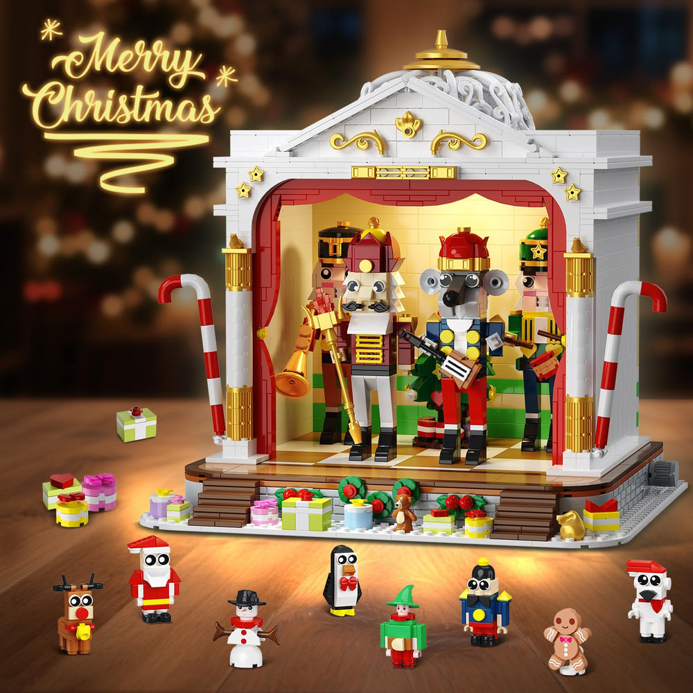 HOGOKIDS 4 Nutcracker figures add musical charm to the stage