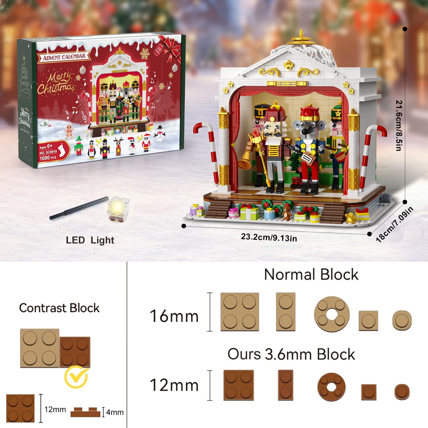 HOGOKIDS Festive theater display for family holiday memories
