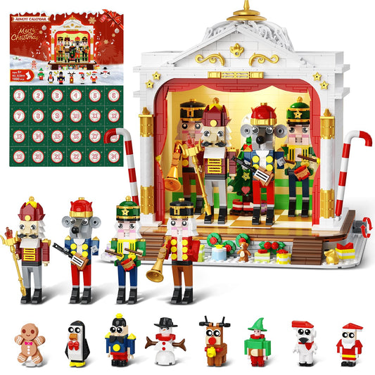 HOGOKIDS Advent Calendar 2025 Nutcracker Theater with light brightens festive décor