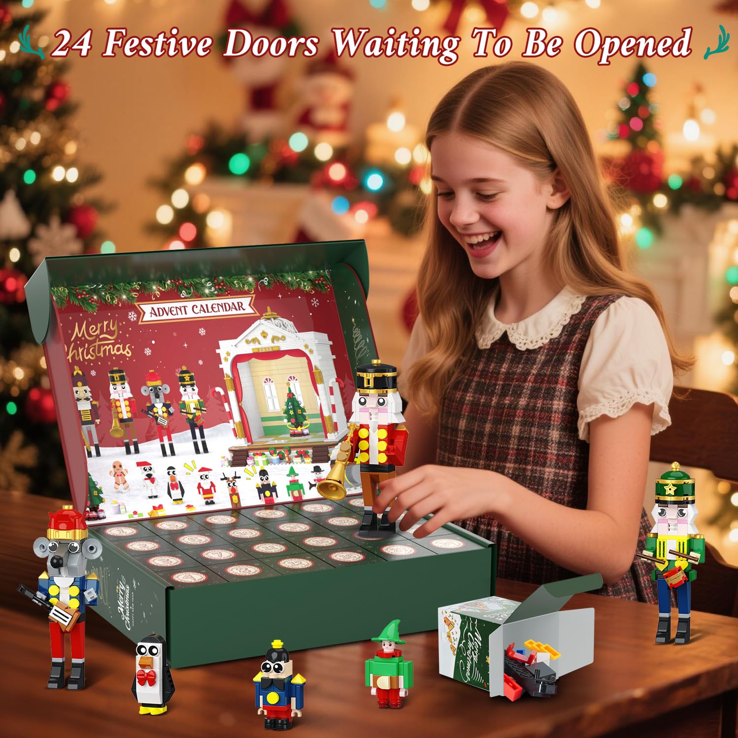 HOGOKIDS Warm LED lighting creates cozy holiday ambiance