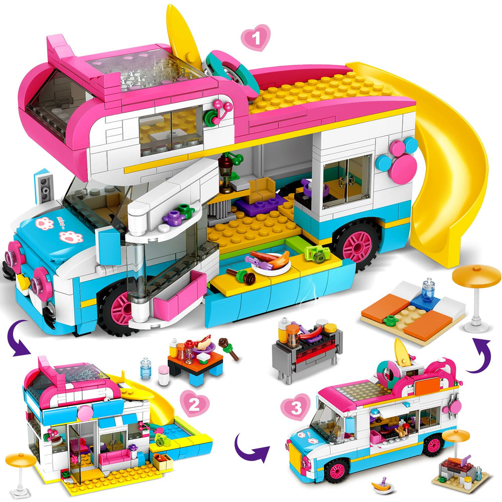 HOGOKIDS camper van beach scene boosts imaginative play and storytelling