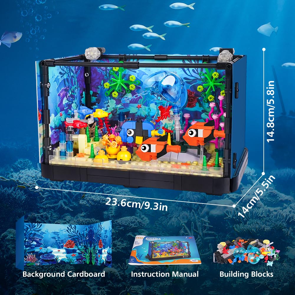 HOGOKIDS durable plastic aquarium pieces designed for repeated play