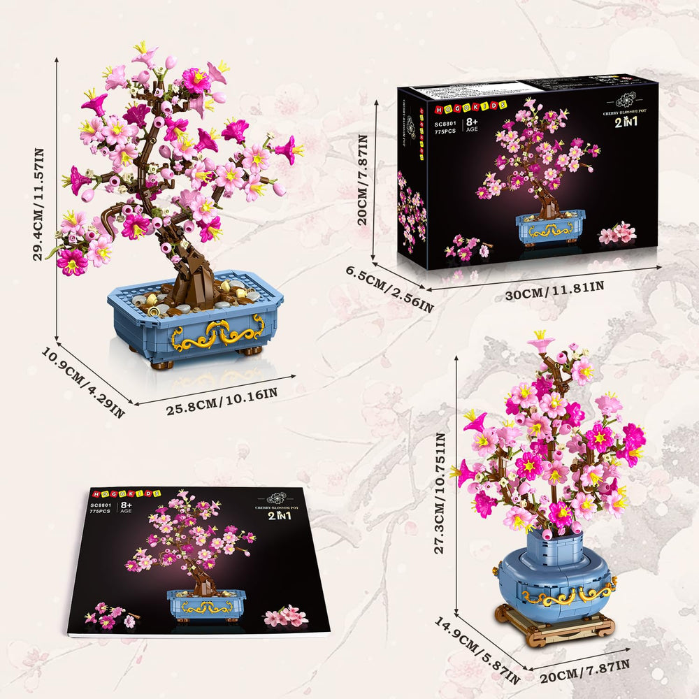 HOGOKIDS Realistic cherry blossoms elevate living room or office space