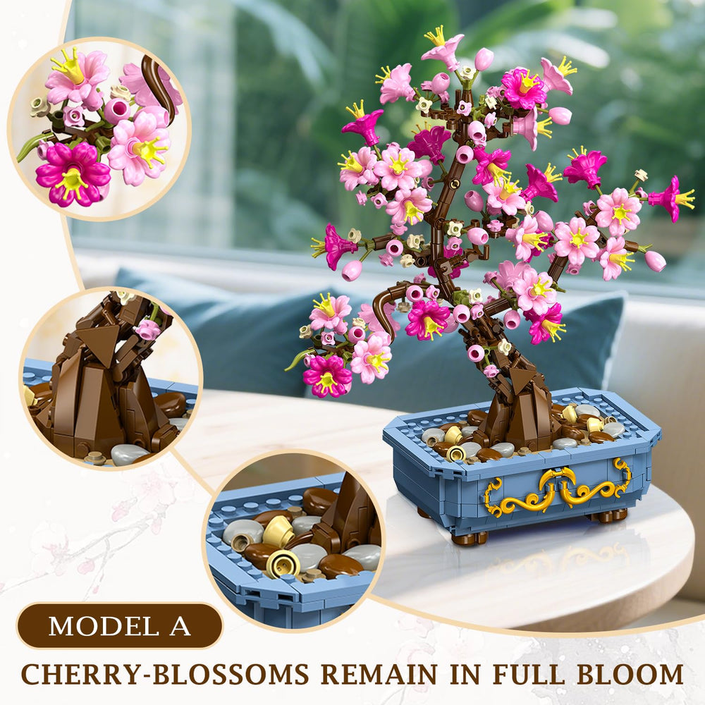HOGOKIDS Bonsai half-moon planter for a modern mini-garden look