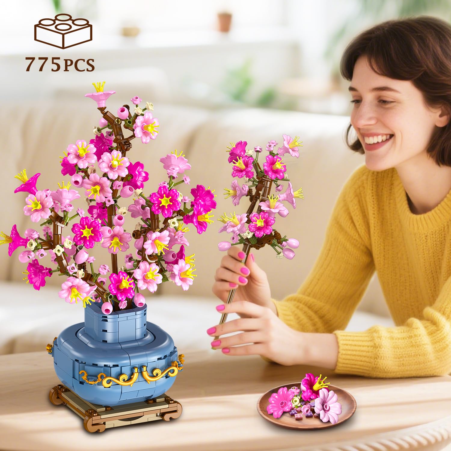HOGOKIDS Vibrant blossoms maintain color without watering