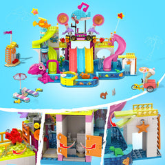 HOGOKIDS Friends Water Park DJ booth sparks music-themed role play