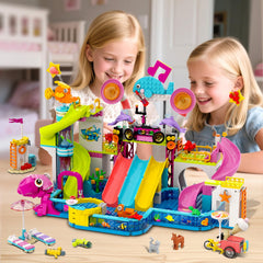 HOGOKIDS Friends Water Park slides provide colorful, imaginative ride adventures