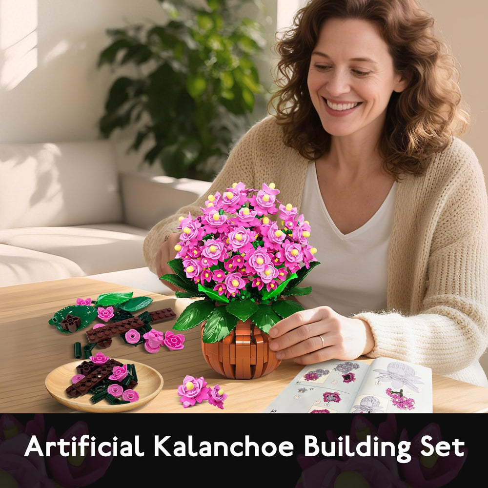 HOGOKIDS Kalanchoe leaves close-up showing lifelike texture for realism