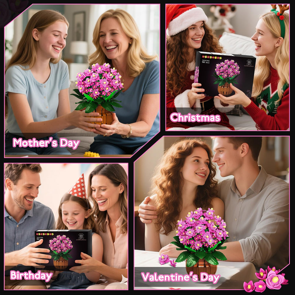 HOGOKIDS Kalanchoe bonsai valentines display perfect for gifting
