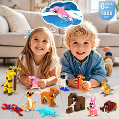 HOGOKIDS crab figure mini block for ocean themed play