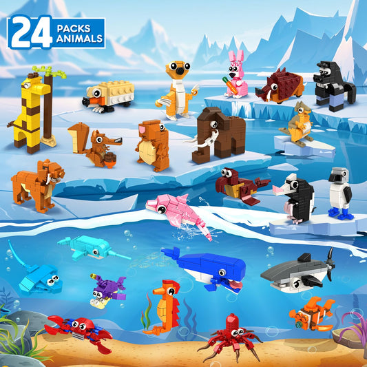HOGOKIDS tiger figure mini block for classroom fun