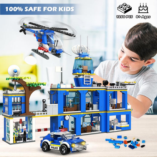 HOGOKIDS police-helicopter enables dynamic takeoff and rescue-themed storytelling.