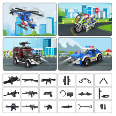 HOGOKIDS police-motorcycle adds fast chase scenarios for action play.