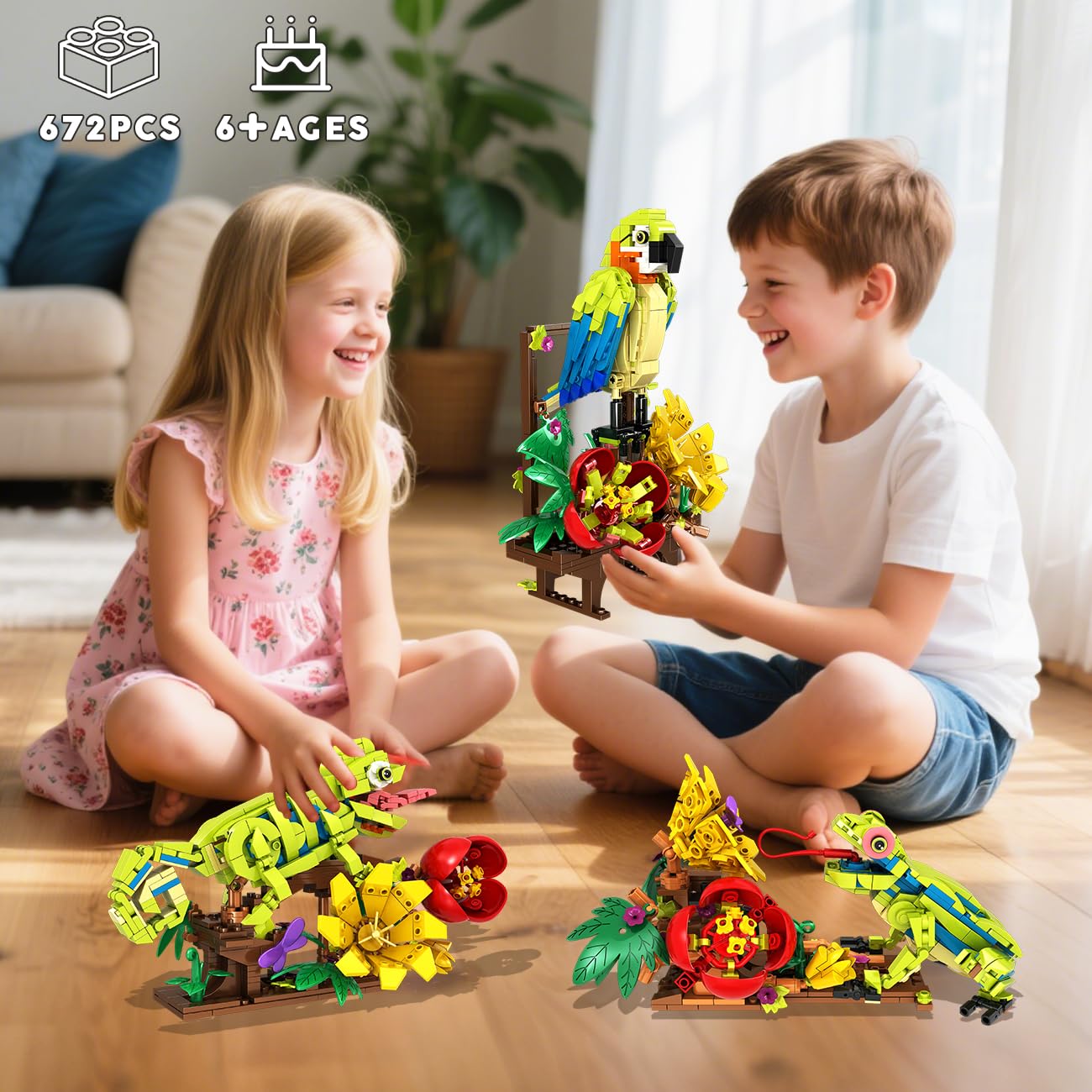 HOGOKIDS tail extendable lizard: dynamic poseability for storytelling.