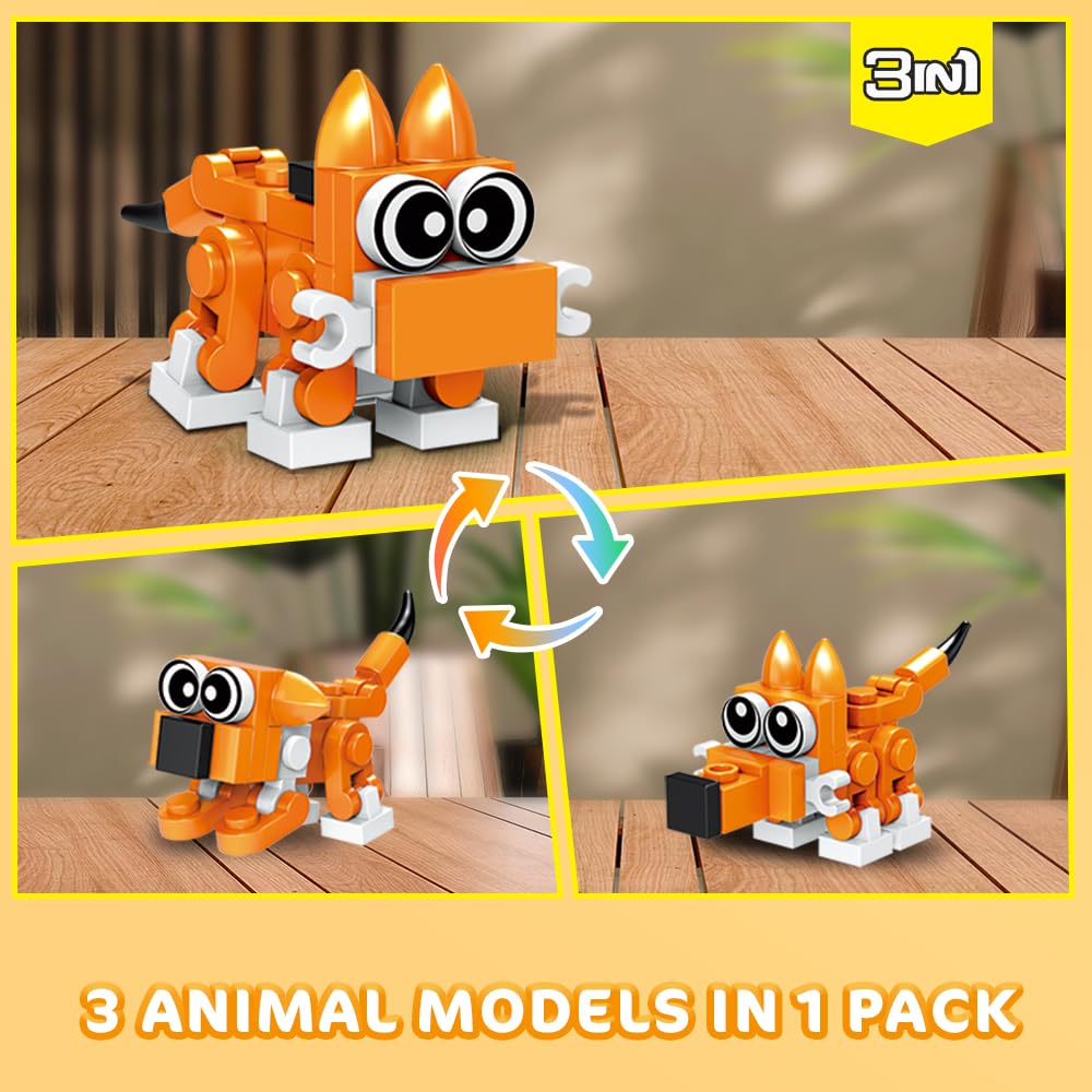 HOGOKIDS squirrel building figure fosters fine motor skills through assembly