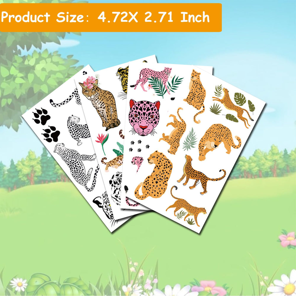 Hohamn Cheetah Tattoos showing varied patterns for imaginative play